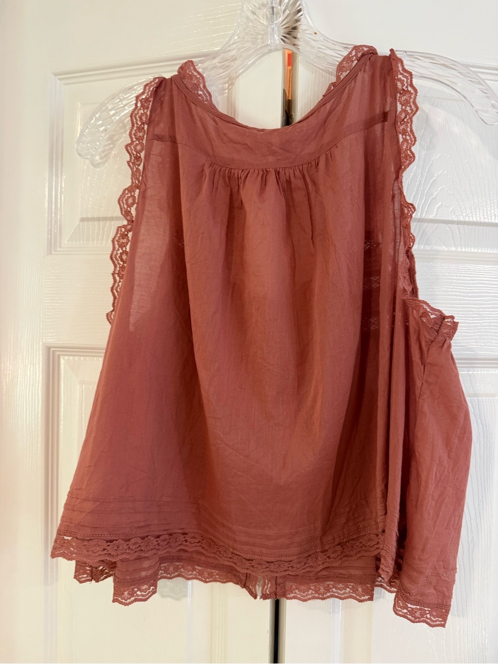 Free People Forevermore Tank Size Small in Cedar Wood - Picture 6 of 7